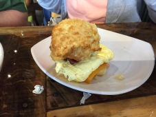 Bacon,egg and cheese biscuit